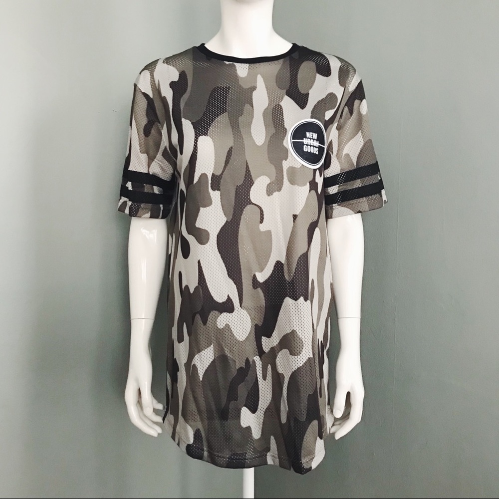 H&M Camo T-Shirt Dress - Picture 2 of 6